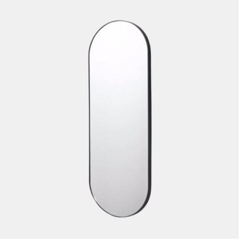 Bjorn Oval Full Length Mirror - Black