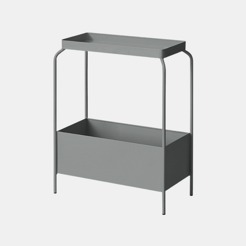 Metal Planter Stand - Grey