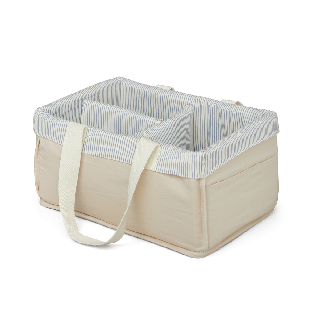 Cam Cam Diaper Caddy | Classic Stripes Blue