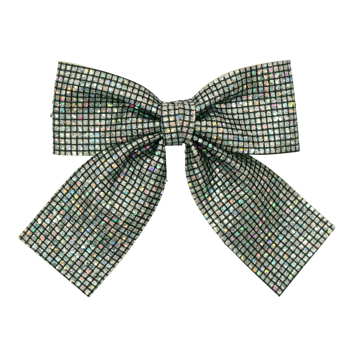 Bow Clip | Disco Ball Oversized