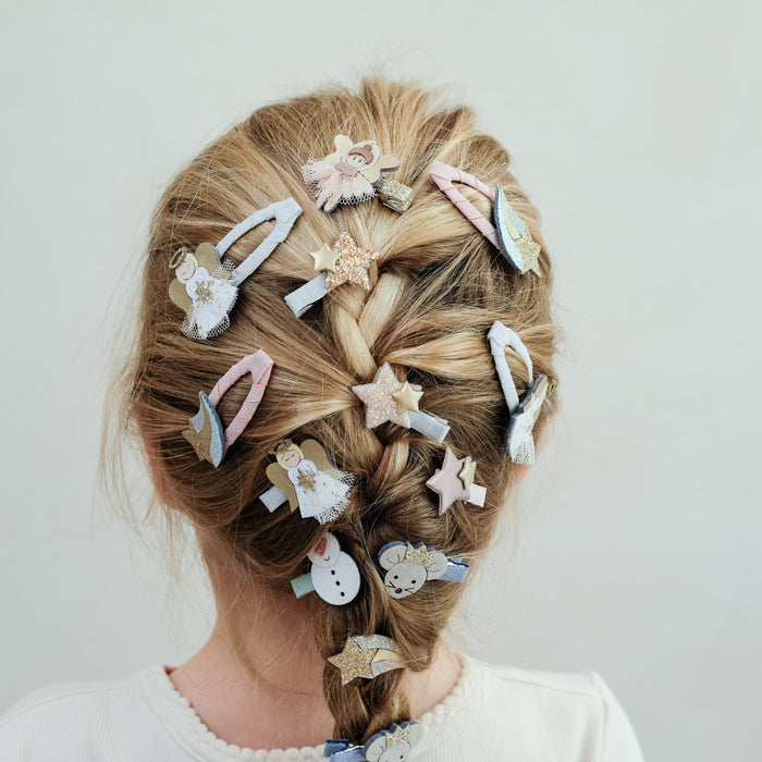 Angel Mini Clips Shimmer