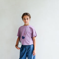 Holographic heart bag