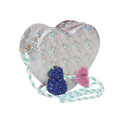 Holographic heart bag