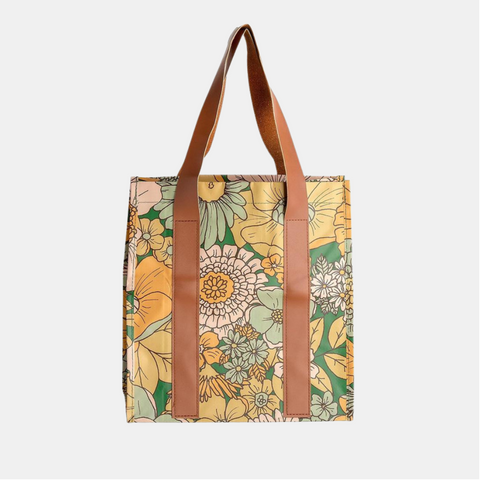 Market Bag - Green Garden