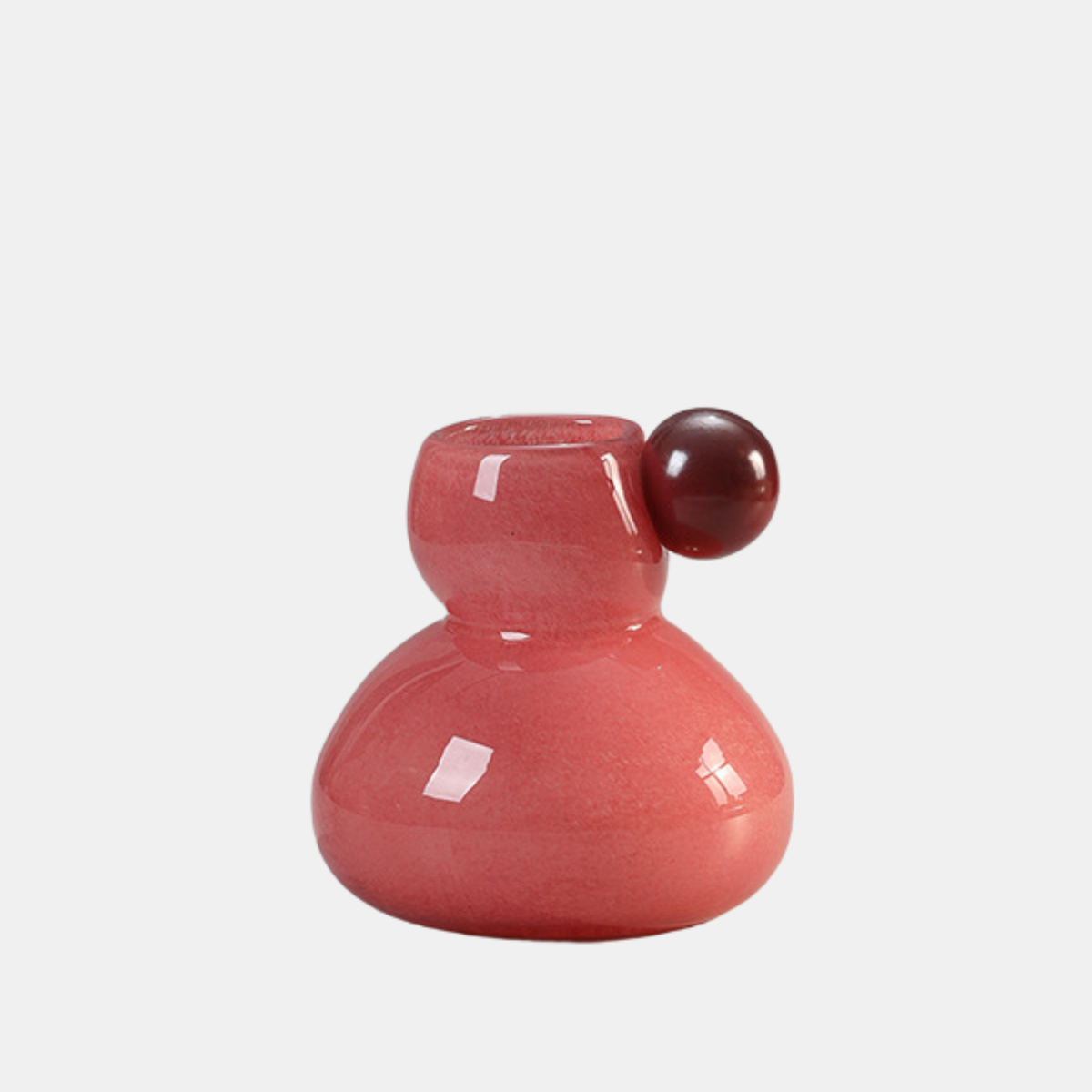 Freya Glass Vase - Blush