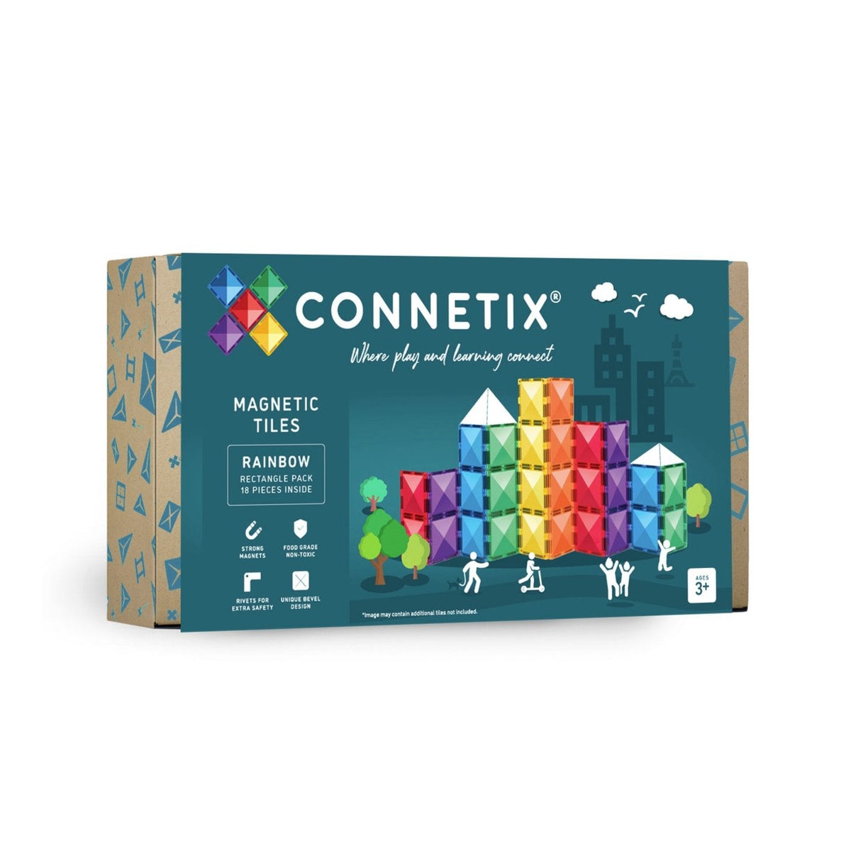 Connetix | 18 Piece RECTANGLE Pack