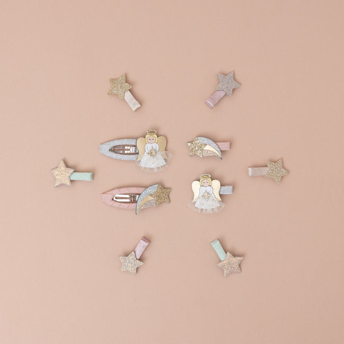 Angel Mini Clips Shimmer