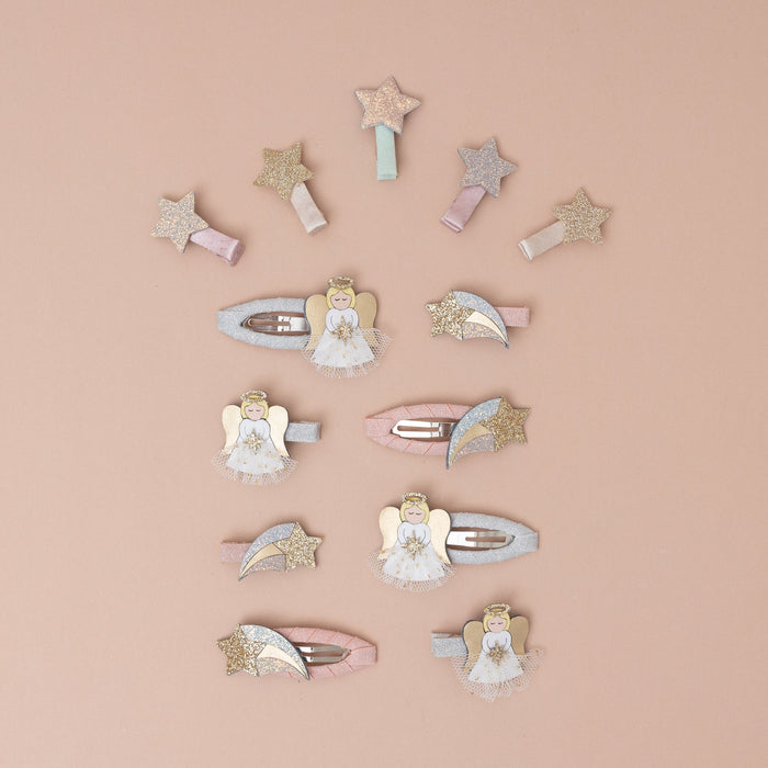 Angel Mini Clips Shimmer