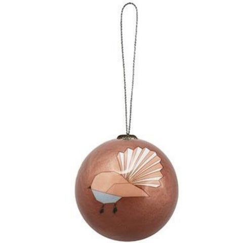 Xmas Ball Geo Fantail Hanging Decoration