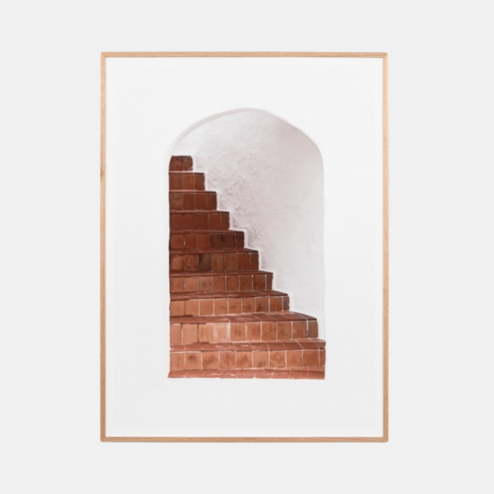 Framed Print - Terracotta Stairs