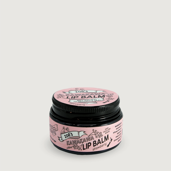 Zoe's Kawakawa Lip Balm - Strawberry