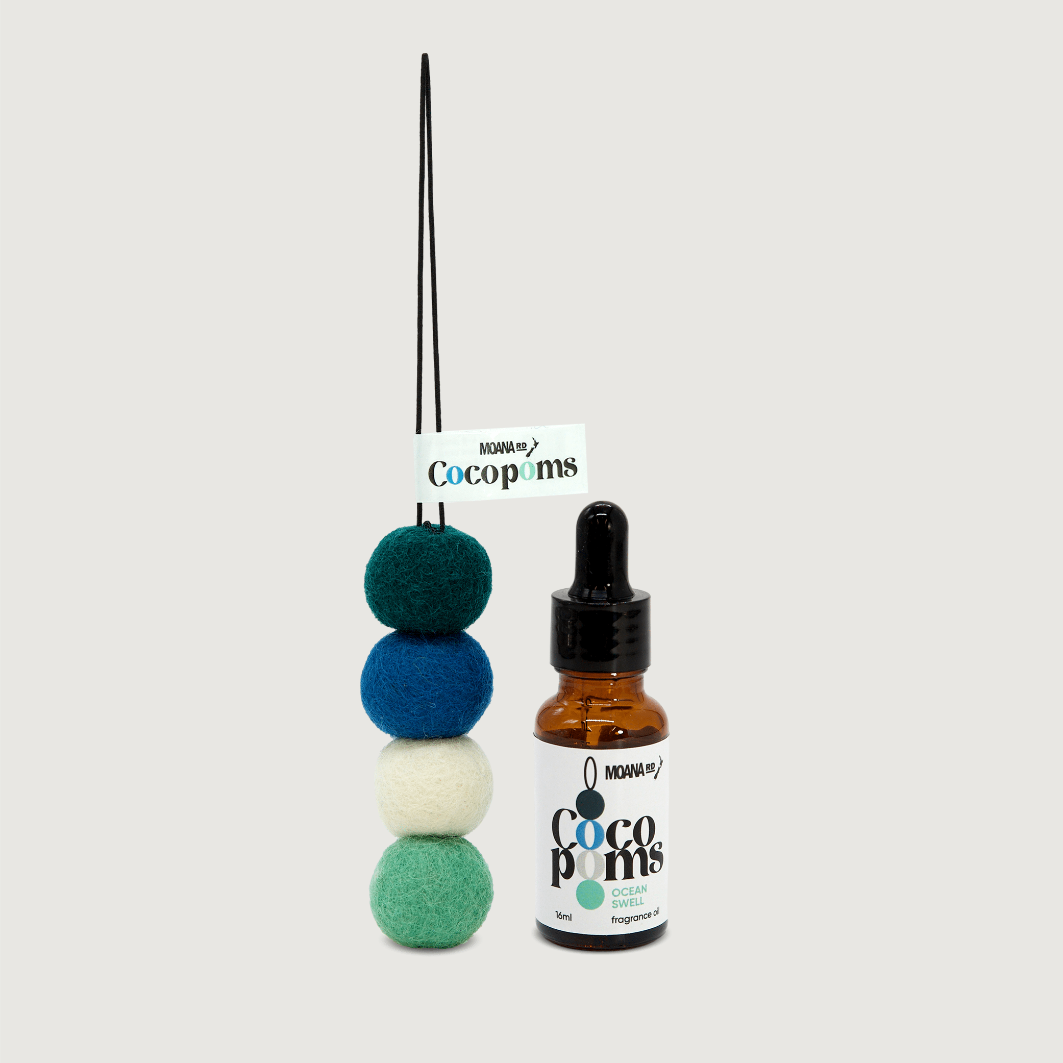 Moana Road scented cocopoms - blue