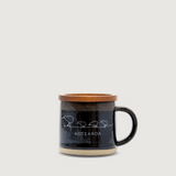 Kiwi Ceramic Espresso Mug - Black