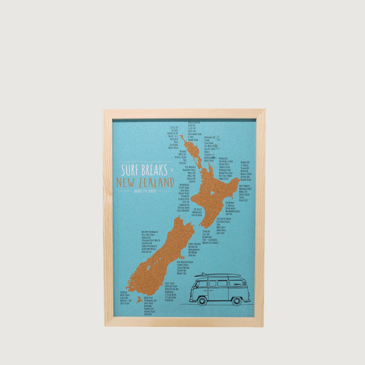 Surf Break Cork Map