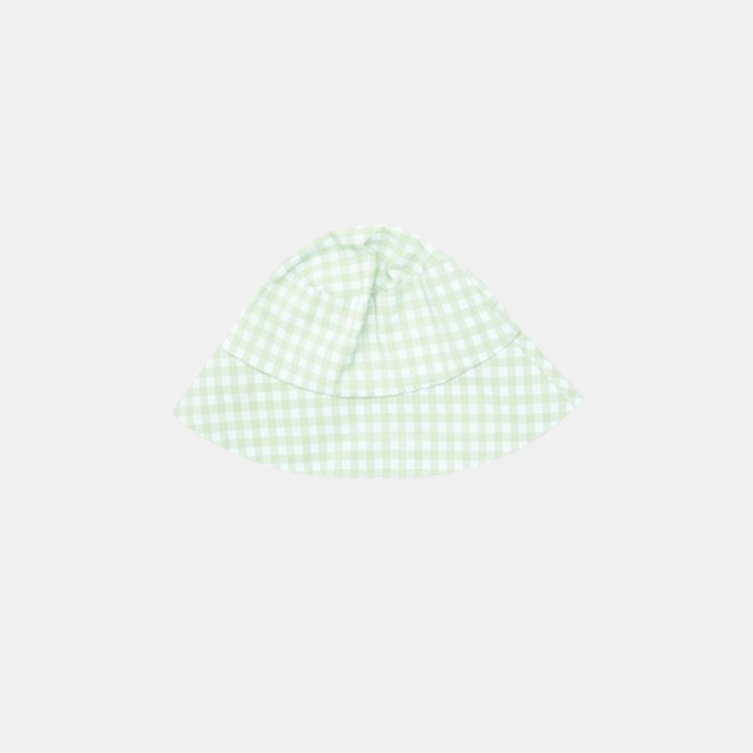 Gingham Bucket Hat - Green