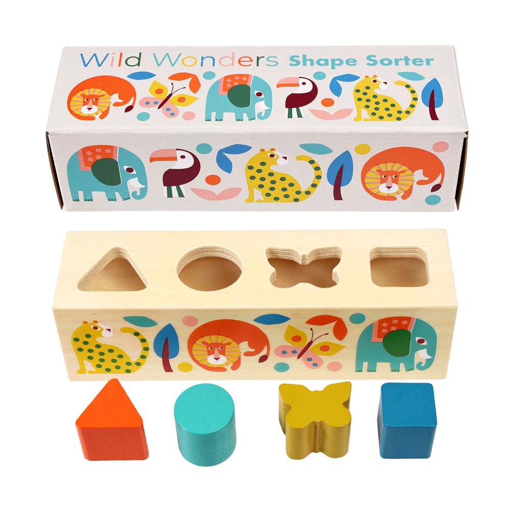 Wild Wonders - Wooden Shape Sorter