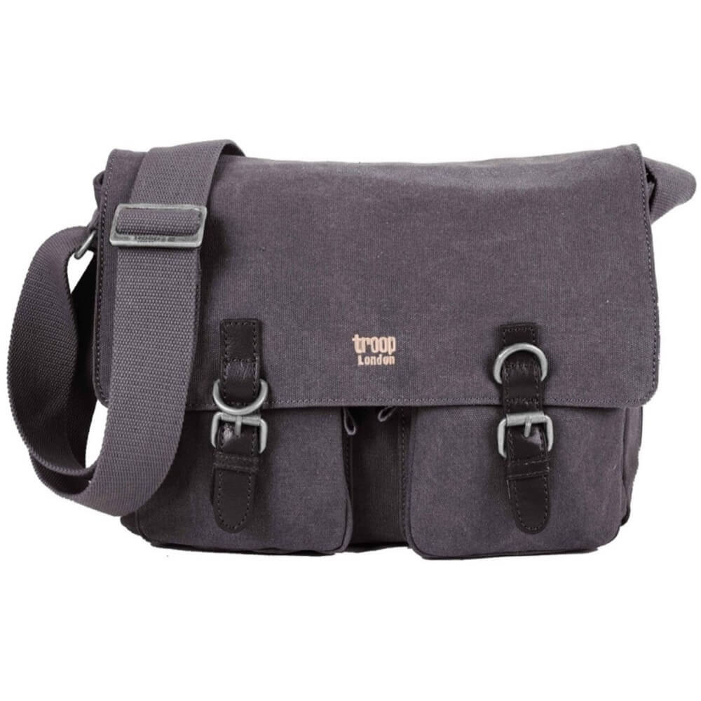 Troop Classic Messenger Bag - Charcoal TRP0210