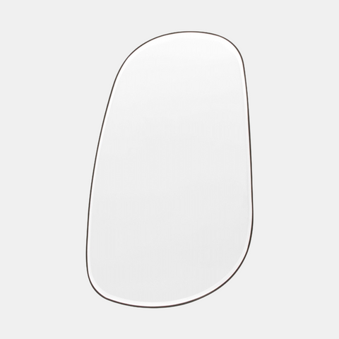 Pebble Mirror - Black 90x150cm