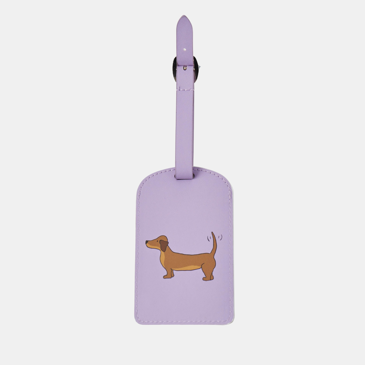 Dog Luggage Tag - Lilac