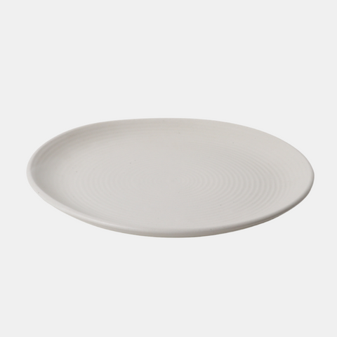 Handmade Ceramic Dinner Plate 28cm - Cream