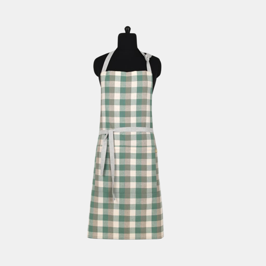 Double Check Apron - Aqua Storm