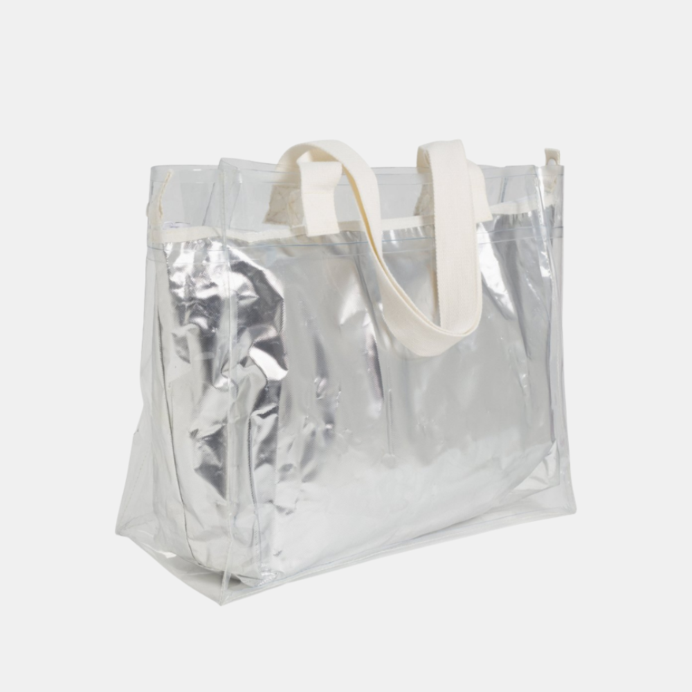 Cooler Carry Me Tote - Silver