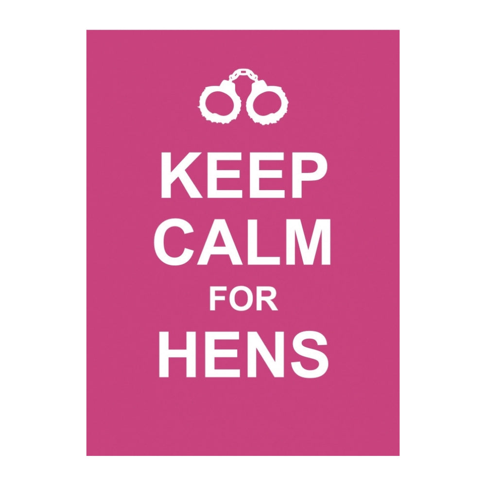 Keep Calm For Hens Gift Book