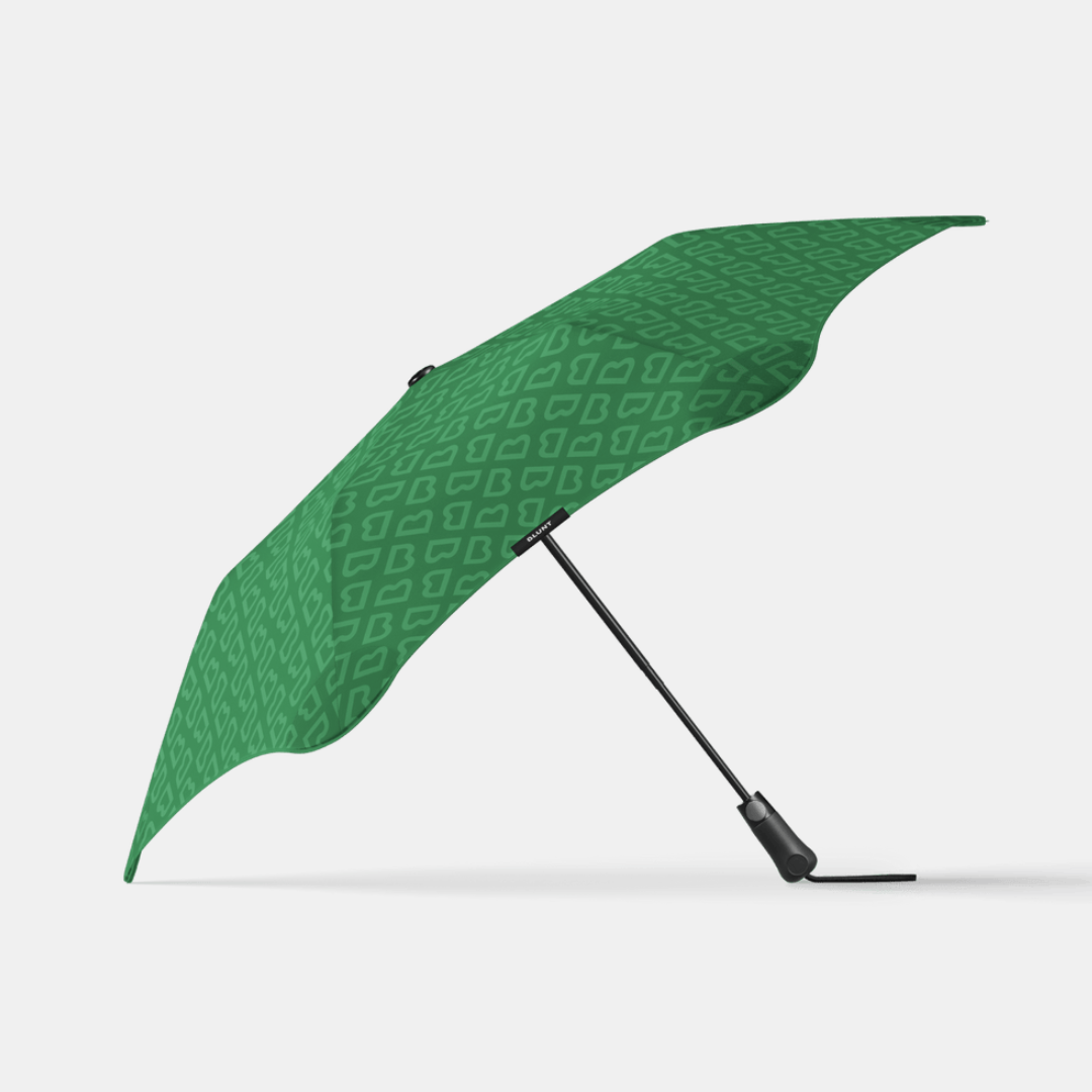 Blunt Umbrella Metro X Green Monogram