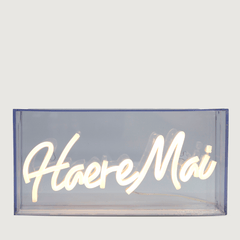 Neon Light Haere Mai MoanaRd