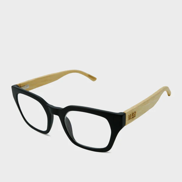 Moana Road Reading Glasses - Rectangular Black