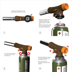 MK Lighter Hawk Torch Green