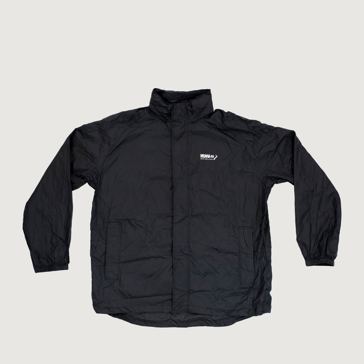Moana Road - Packable Raincoat Black