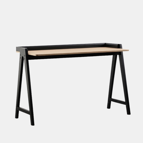 Office Table Natural/Black