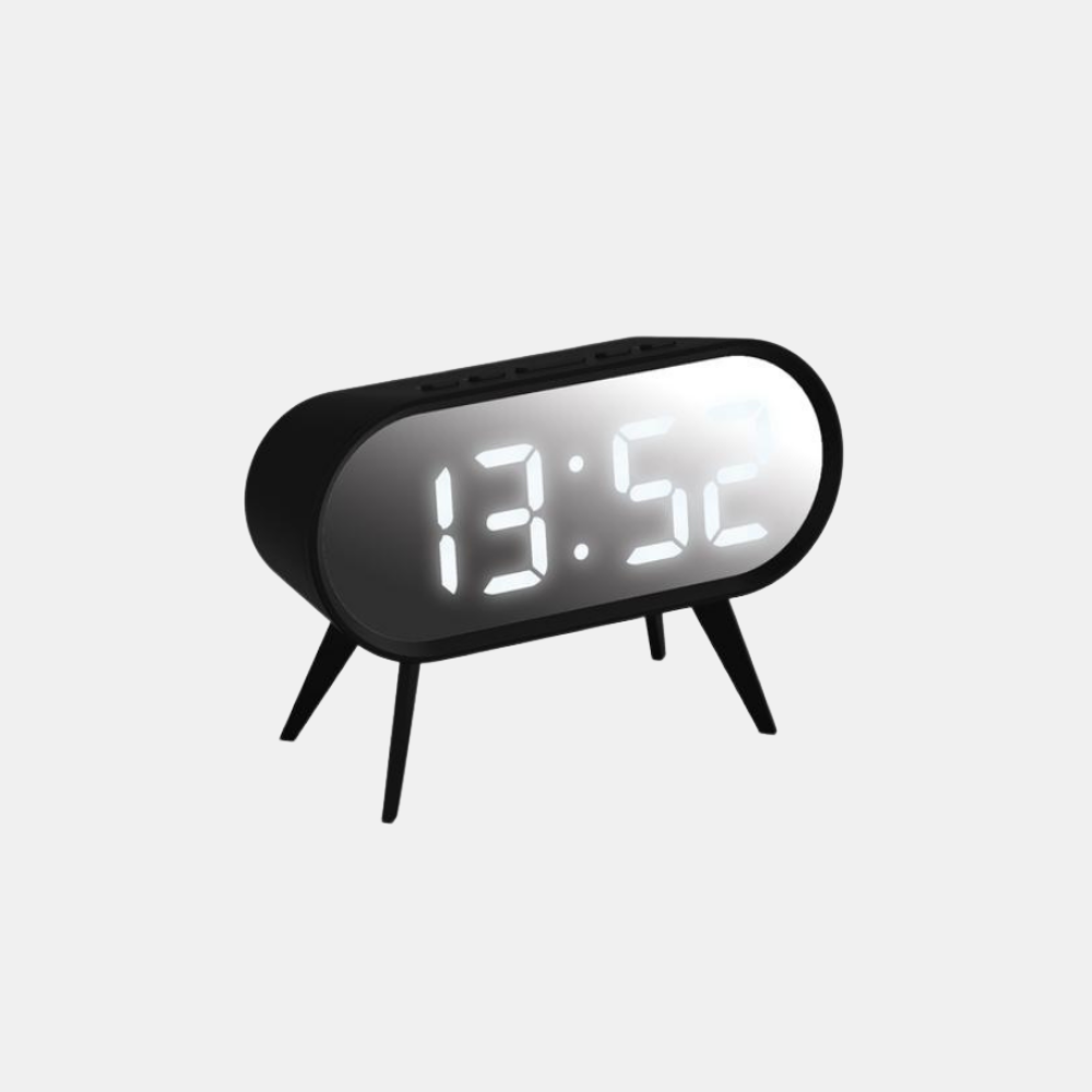 CYBORG Alarm Clock - Black/Silver