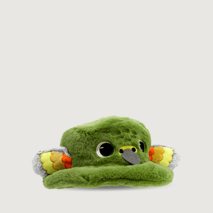 Kids Fluffy bucket Hat Kevin The Kea