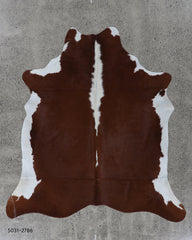 Classic Cowhide - Hereford Brown/White