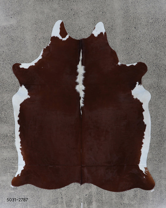 Classic Cowhide - Hereford Brown/White