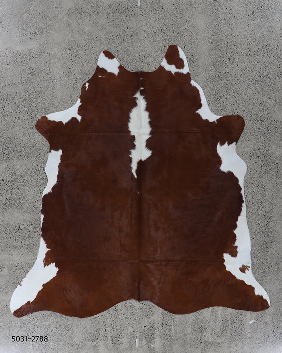 Classic Cowhide - Hereford Brown/White