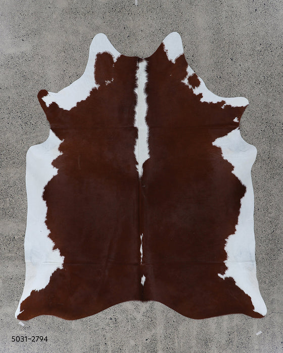 Classic Cowhide - Hereford Brown/White