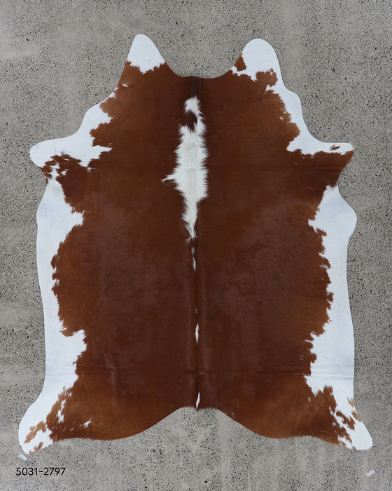 Classic Cowhide - Hereford Brown/White