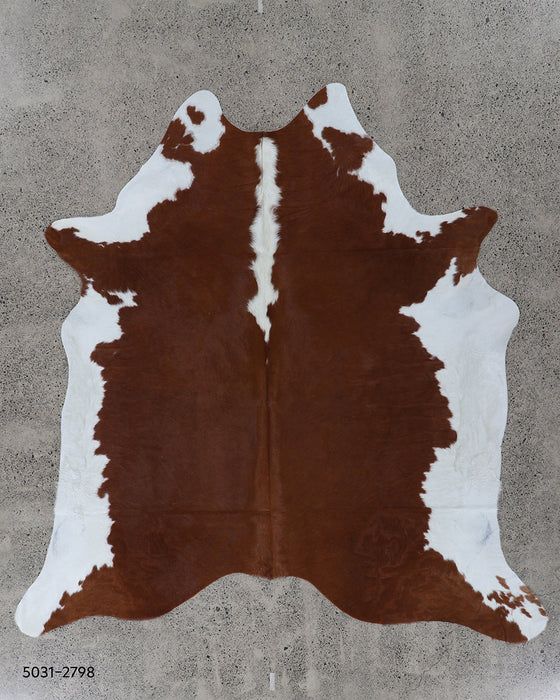 Classic Cowhide - Hereford Brown/White