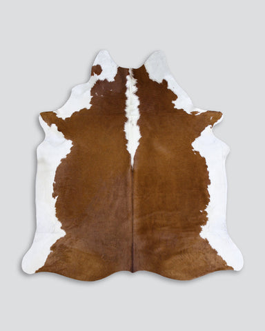 Classic Cowhide - Hereford Brown/White