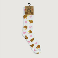 Kiwi Hearts Socks