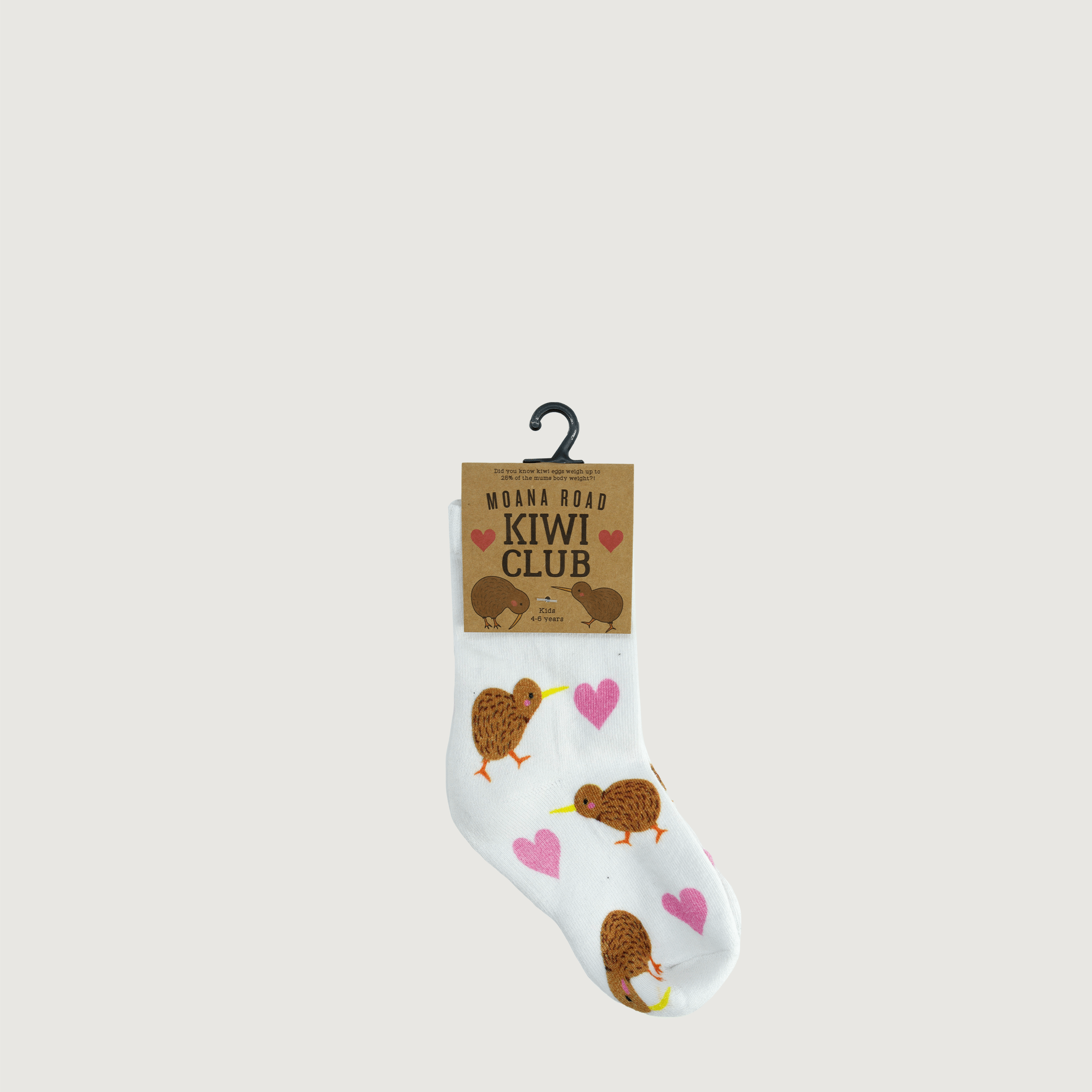 Kiwi Hearts Socks