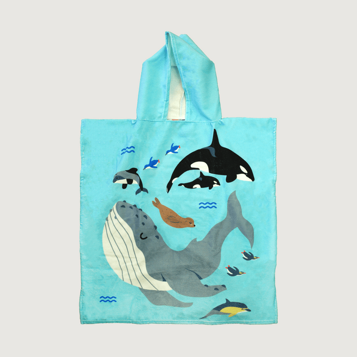 Sea Life Towel Hoodie