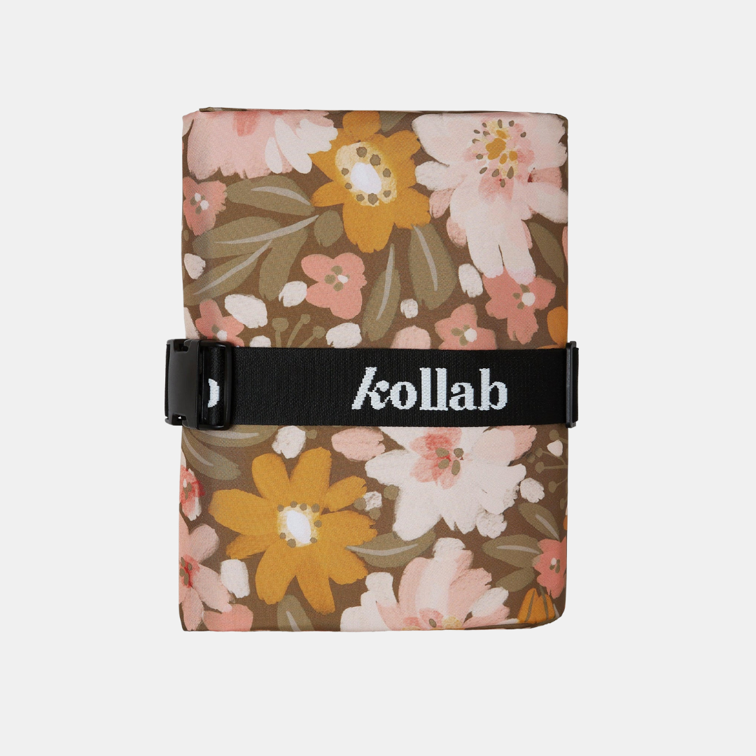 Picnic Mat - Khaki Floral