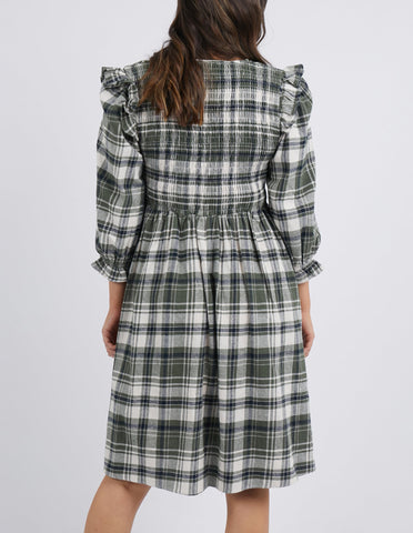 Keyla Dress - Green Check