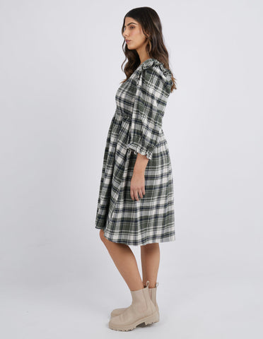 Keyla Dress - Green Check