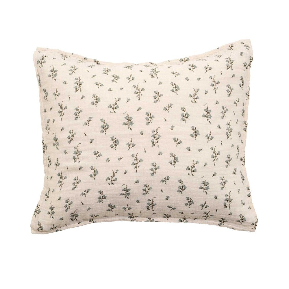 Bluebell Muslin Pillowcase