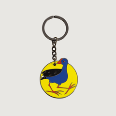 Enamel Keyring Pukeko